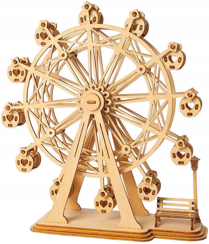 

Robotime Drewniany Model Puzzle 3D Diabelski Młyn