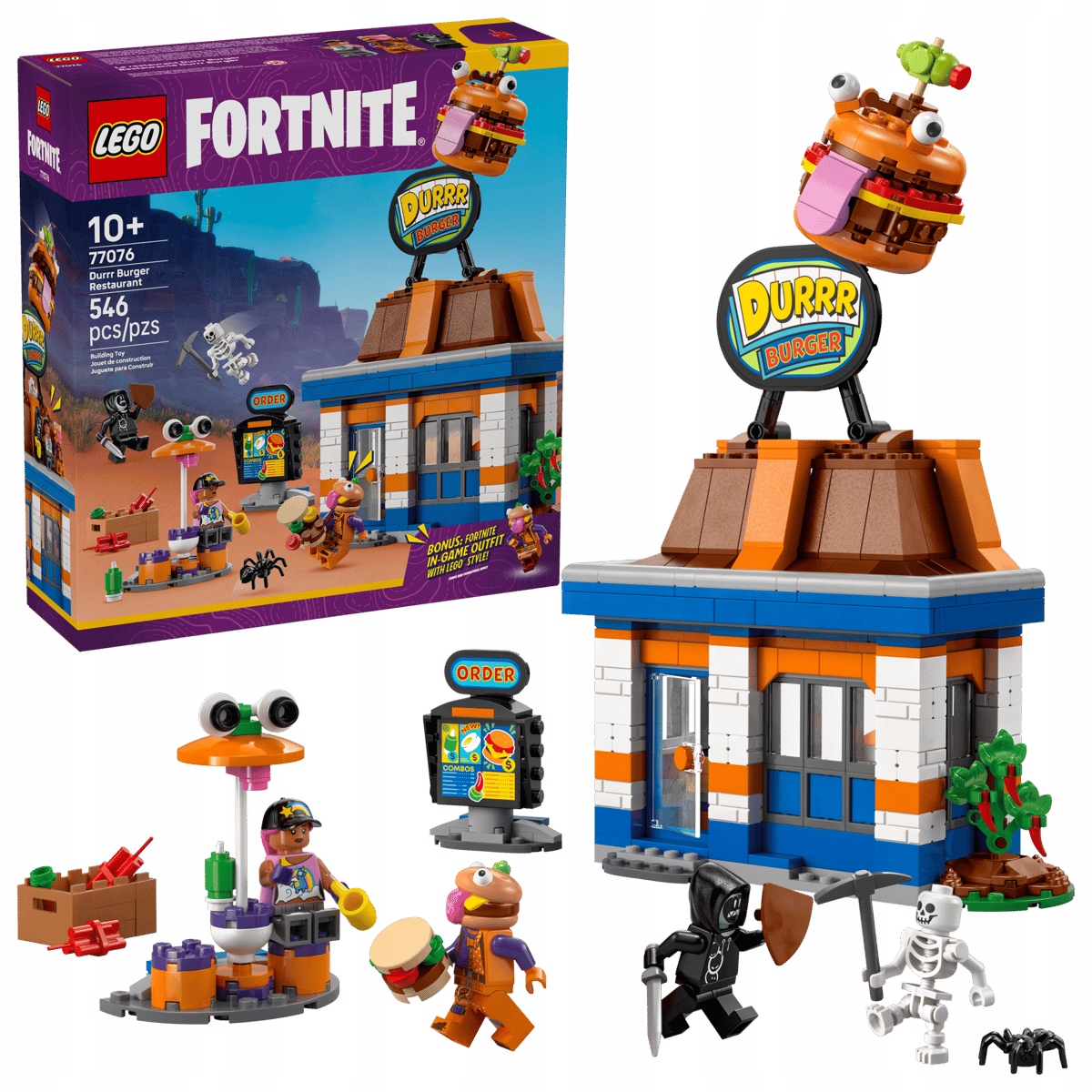 stavebnice Lego Fortnite 77076Restaurace Durrr Burgerovnia