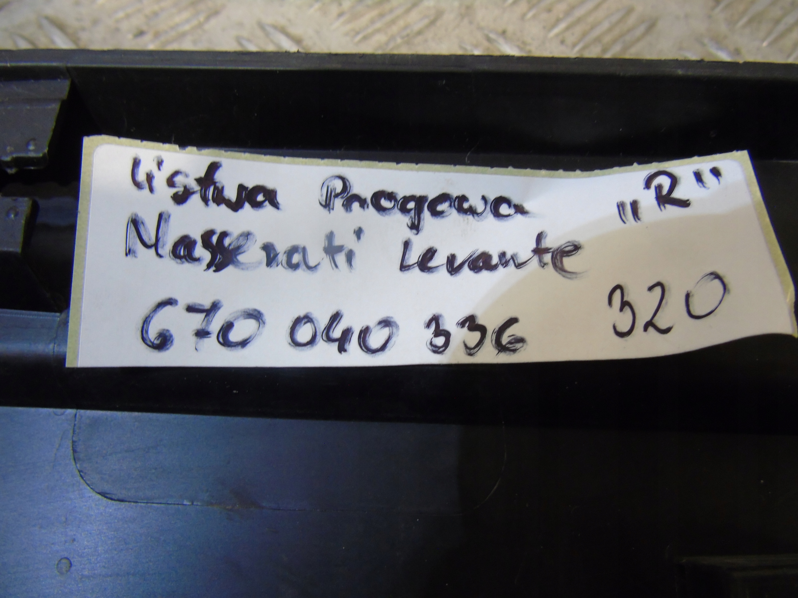 IDEALNA moulding threshold right MASERATI LEVANTE 1