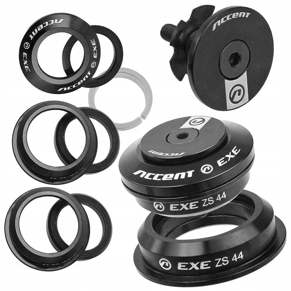 Polointegrované kormidla Hsi-exe 1-1/8", ložiska strojní, černá ZS44/ZS44