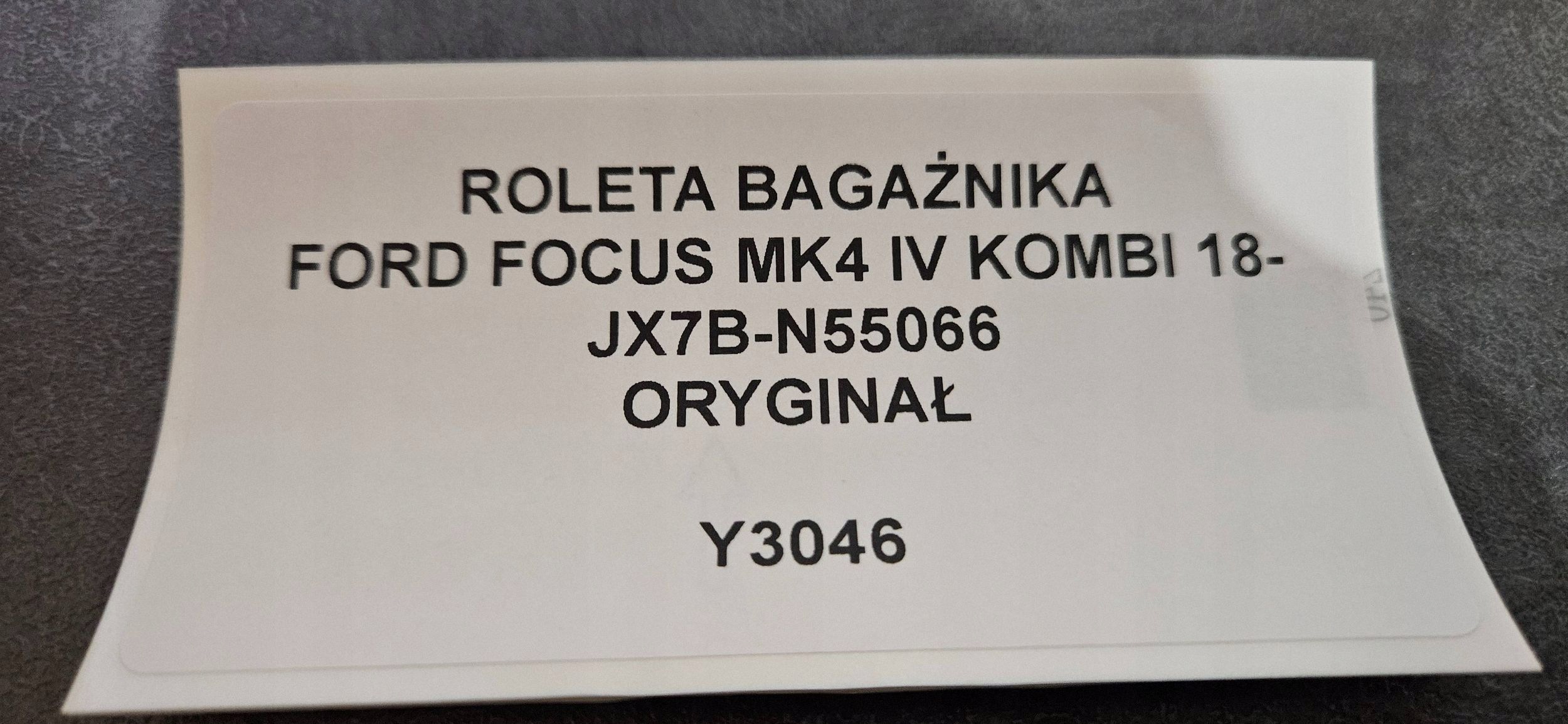 blinds boot FORD FOCUS MK4 IV KOMBI 18- original JX7B-N55066