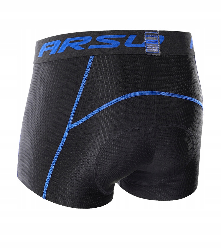 SPODENKI ROWEROWE ŻELOWE czer ŻEL 3D WKŁADKA XXL Rozmiar XXL