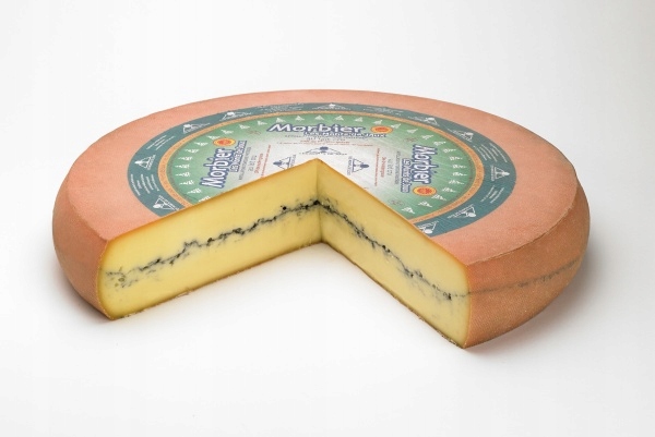 Levně Francouzský sýr s popelem Morbier Aop, kousek cca 1 kg