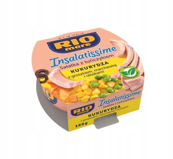 Sałatka Rio Mare Z Tuńczykiem Kukurydzą I Warzywami 18X160G