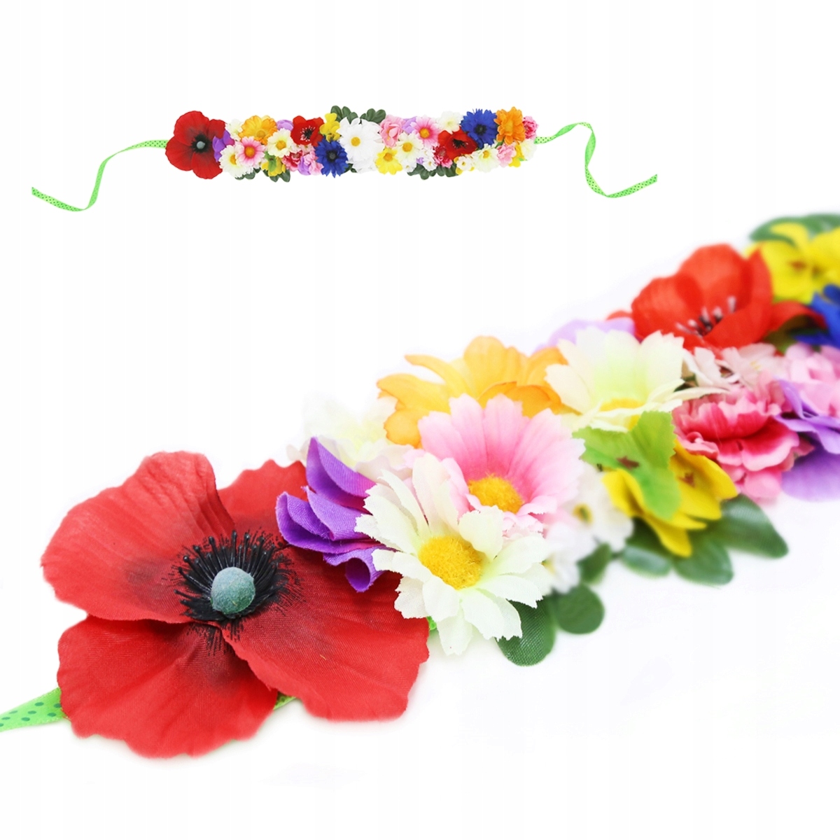 WIANEK KWIATY SZEROKI WIOSENNY KOLOROWY Marka Inna marka