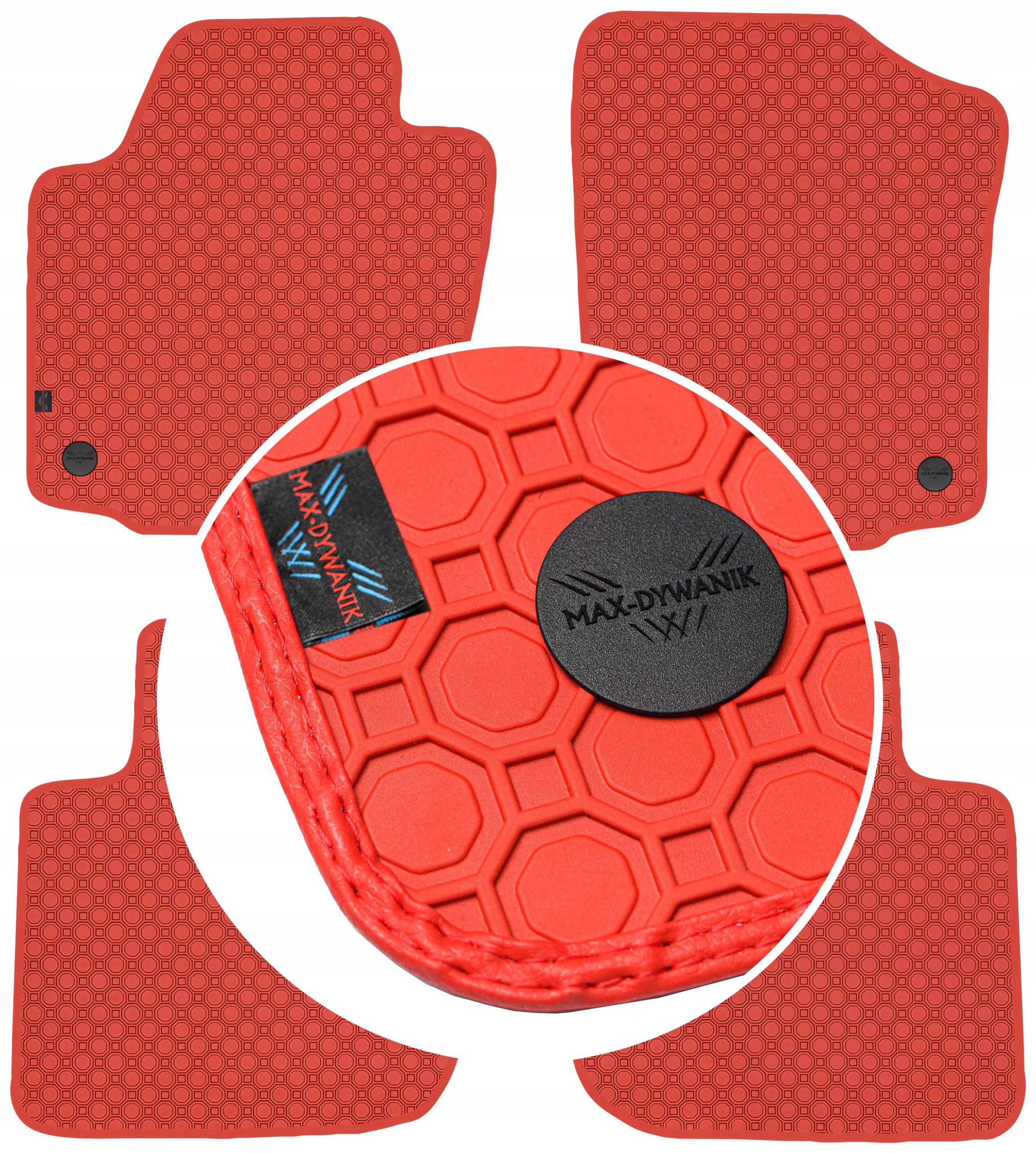 Škoda Rapid 2011-2019 Koberce Červené