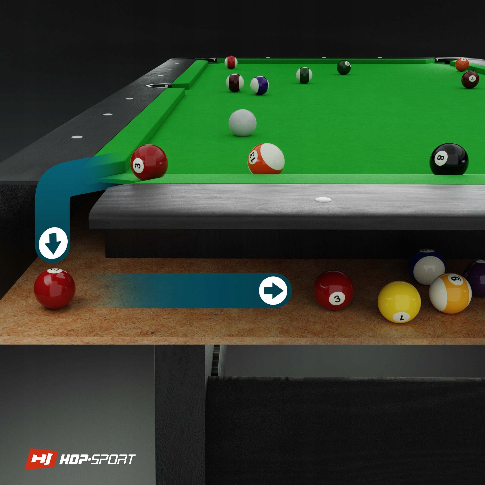 WYTRZYMAŁY STÓŁ BILARDOWY + Akcesoria Stoły do Bilarda zielone sukno 9FT Model Spensers Vip Extra
