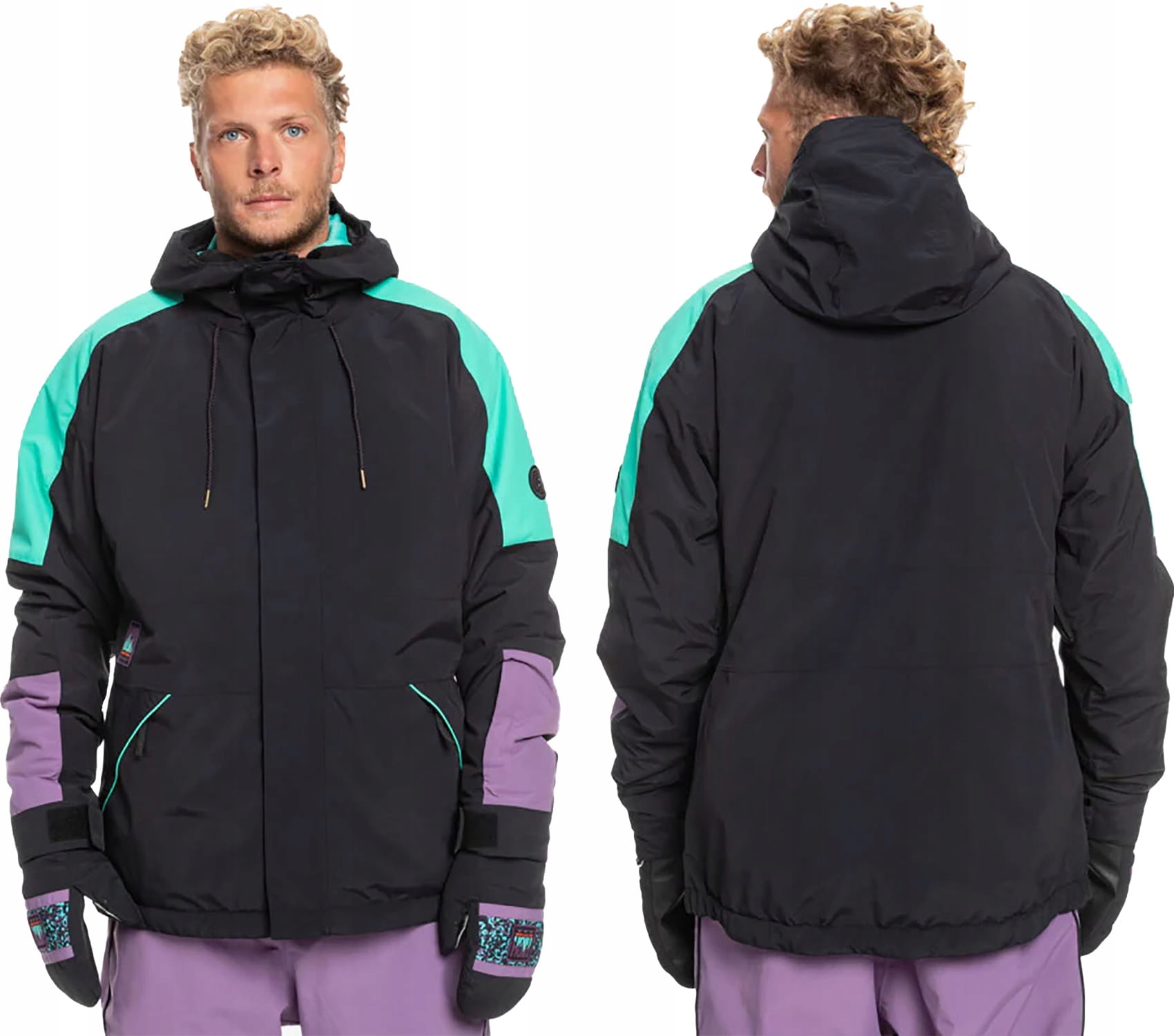 Quiksilver Kurtka narciarska męska Ocieplana Wodoodporna snowboardowa