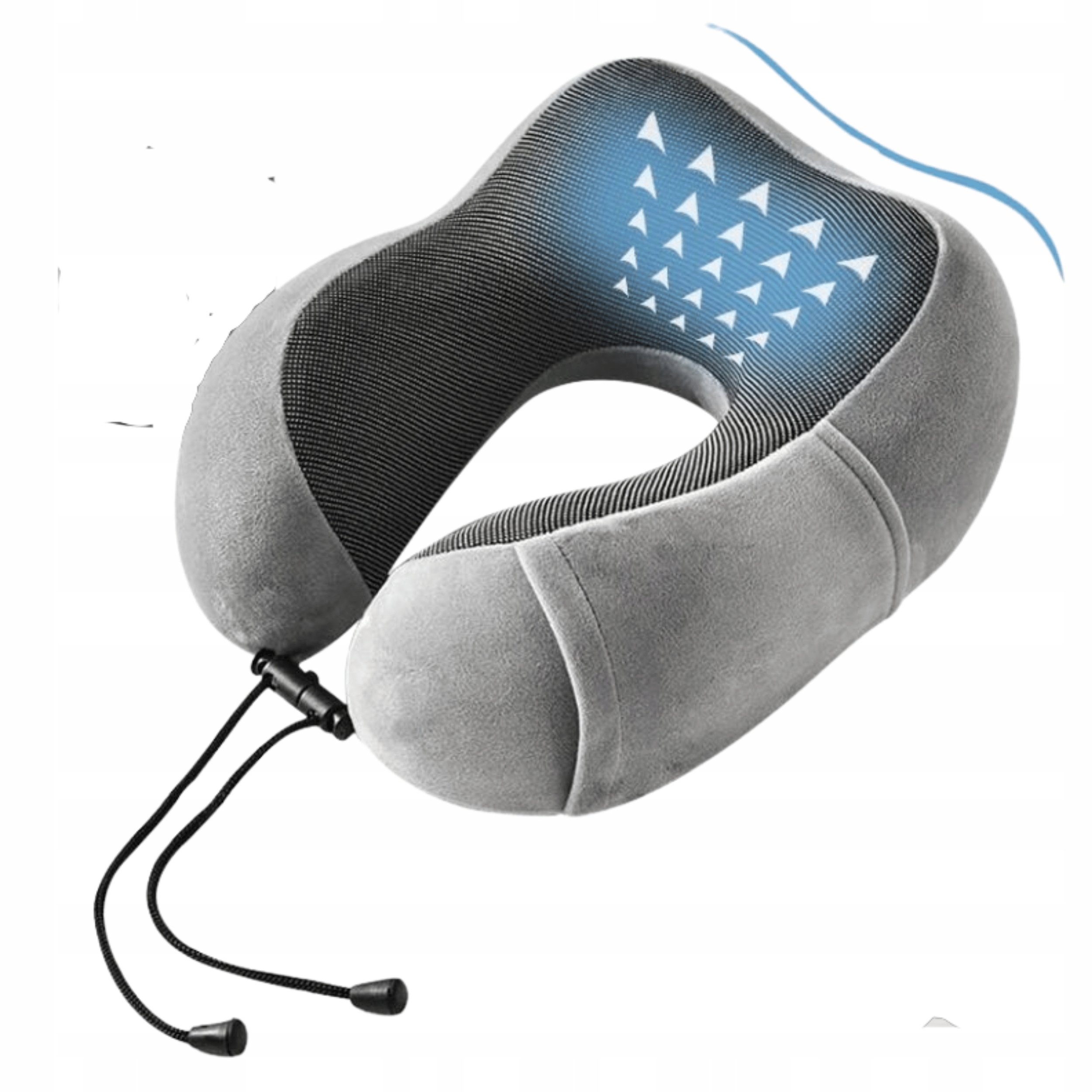 Poduszka Podróżna Zagłówek Turystyczna na Szyję Kark Rogal Pianka Memory Marka DoModa