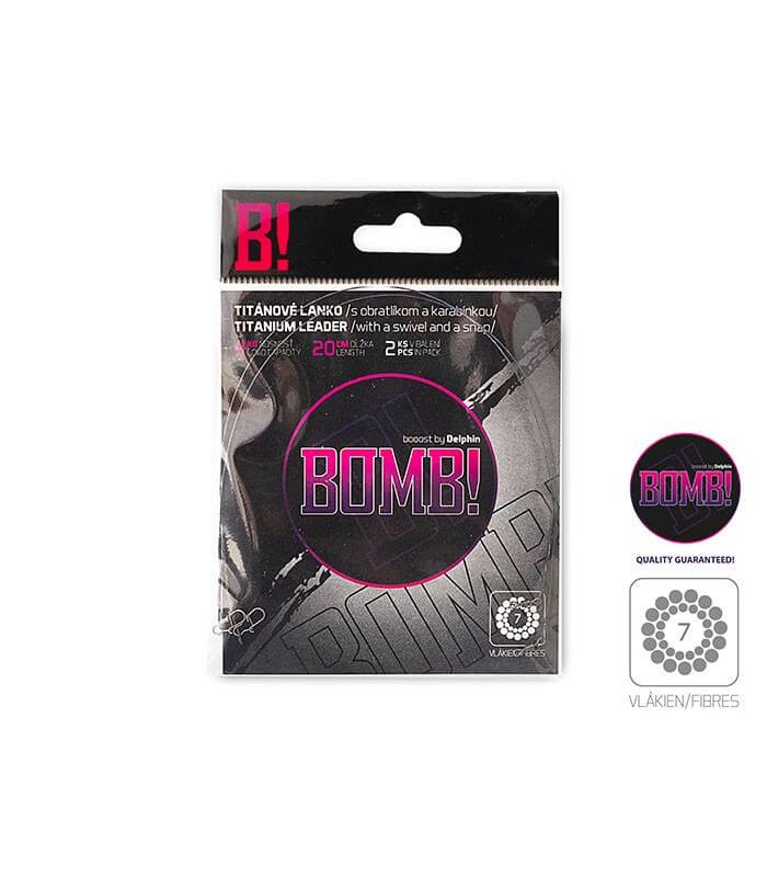 Delphin 1x7 Bomb! 2 szt. 30 cm 9 kg przypon tytanowy