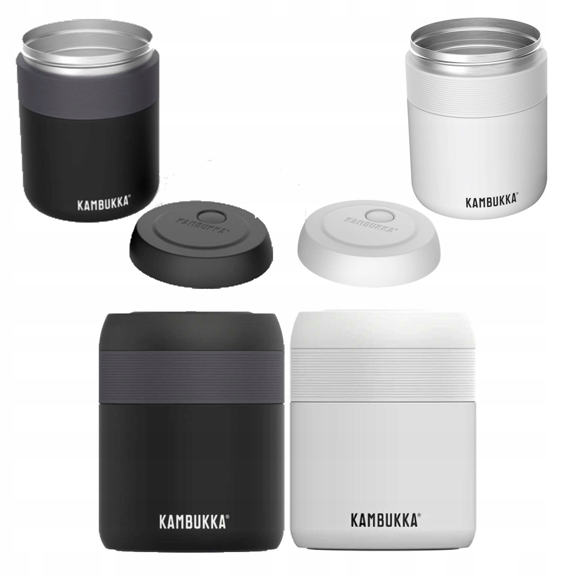 Sada jídelních termosek Kambukka Bora 2x600 ml pro výlet, kempování, cestování