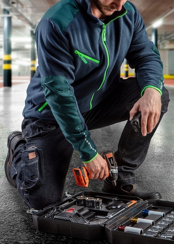 NEO KLUCZ UDAROWY AKUMULATOROWY 2*18V,2.0AH,ZESTAW NASADEK 1/2'' Rodzaj silnika silnik bezszczotkowy