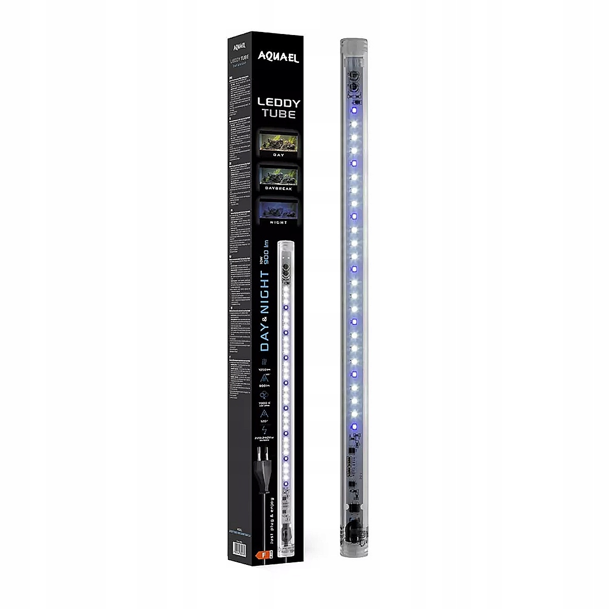 Levně Aquael Leddy Tube 10W Slunce Den & Noc 2,0 Vánoce