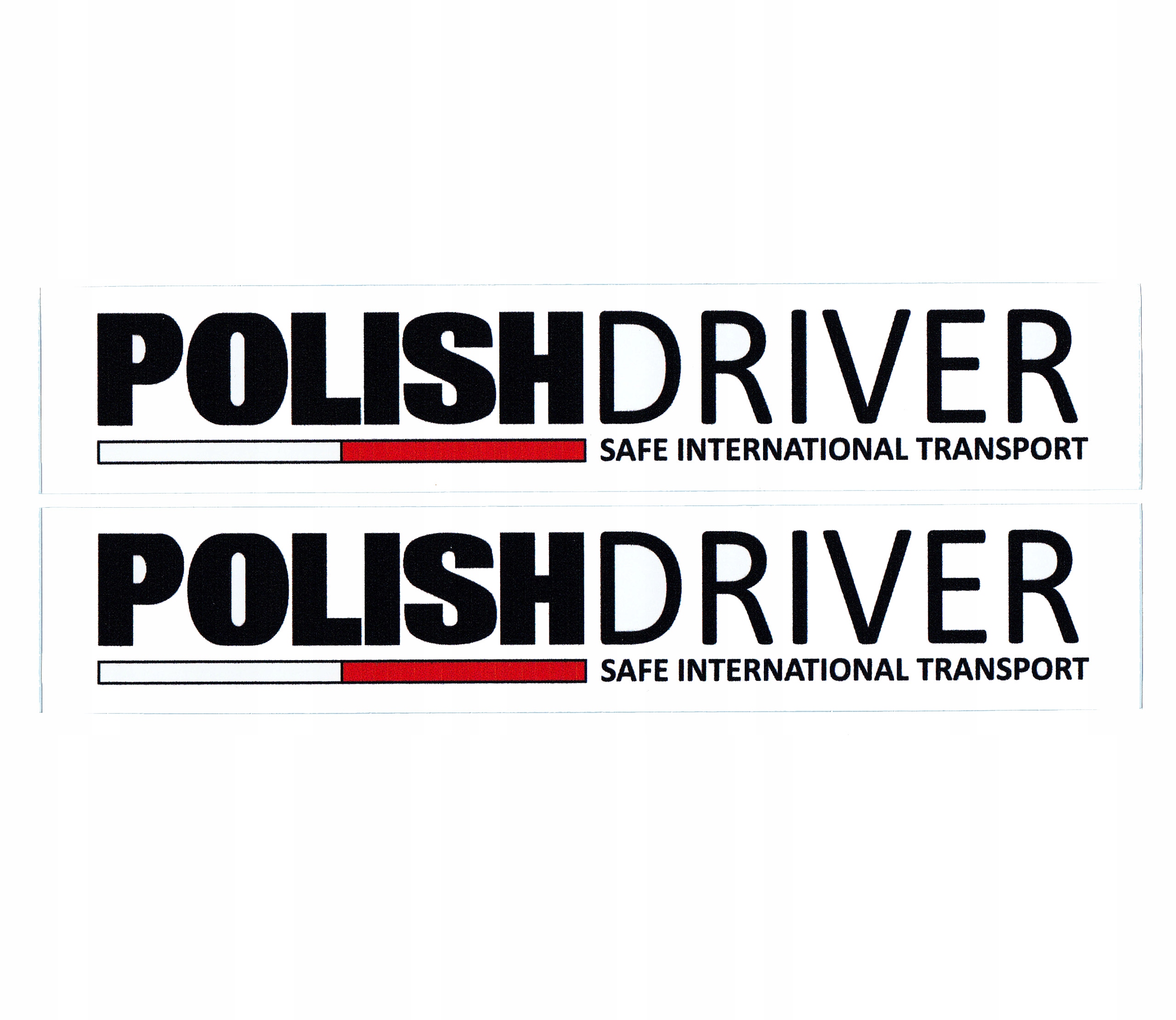 

Naklejka Polish Driver Czarny Napis Safe Transport