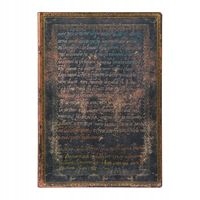 NOTATNIK W LINIE PAPERBLANKS MICHELANGELO, HANDWRITING MIDI FLEXI