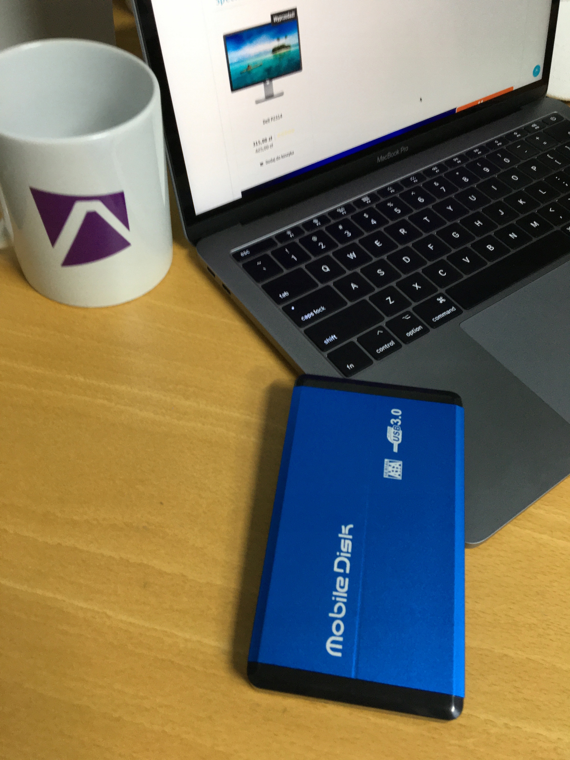 DYSK PRZENOŚNY ZEWNĘTRZNY NOWY 500GB USB PENDRIVE Interfejs USB 3.0