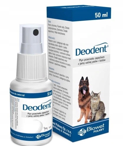 

Deodent 50 ml Płyn przeciwko zapachom jamy usntej