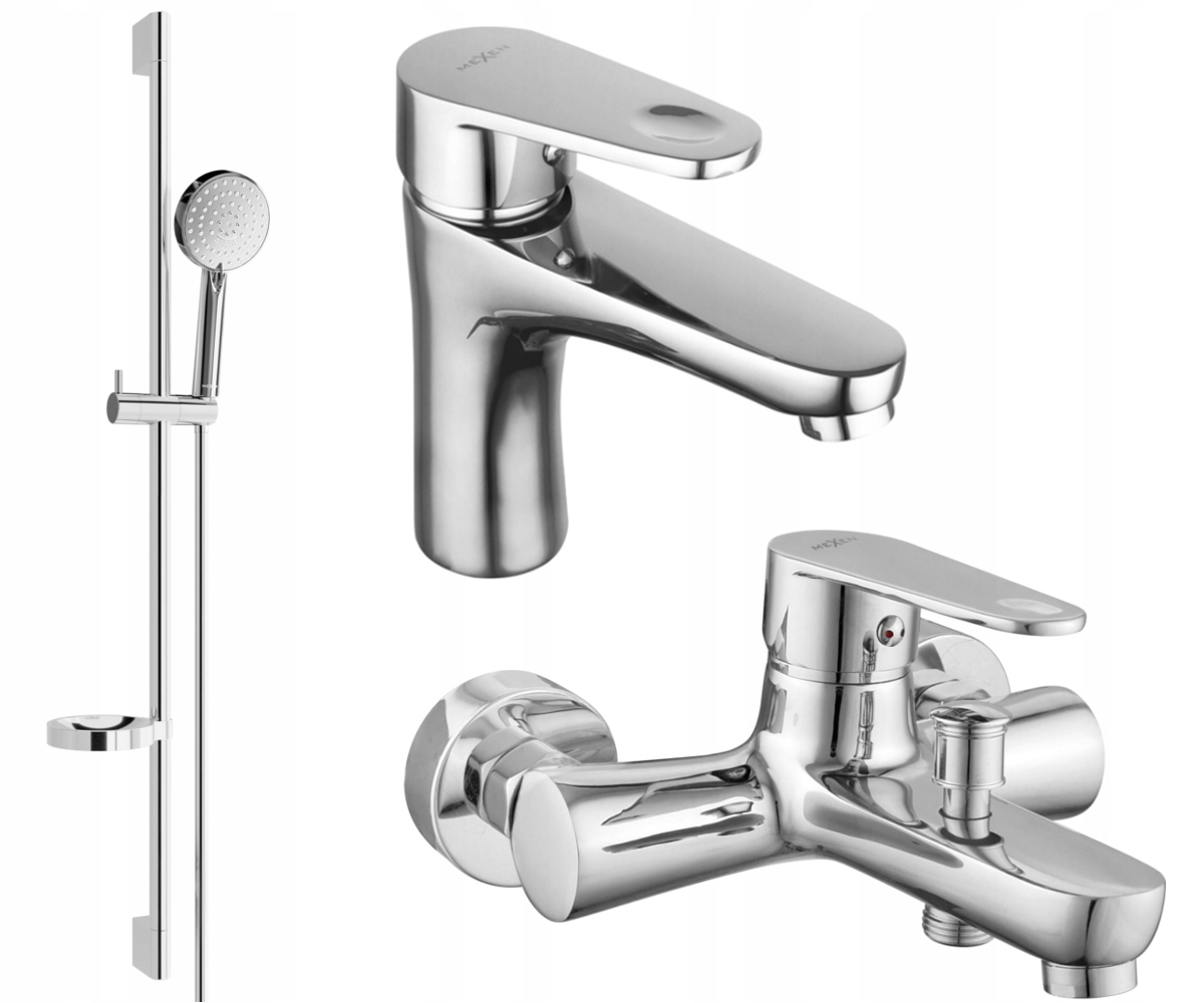 

Mexen Kama DS75 Zestaw Wannowy Bateria Chrom