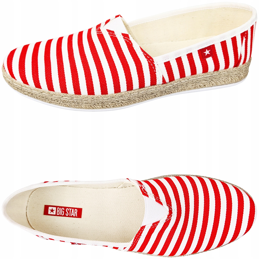 

Espadryle damskie Big Star czerwone FF276028 38