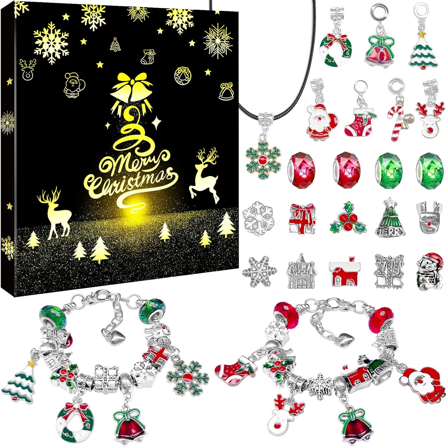 Adventní Kalendář Pro Dívky Šperky Přívěsky Náramky Dárek