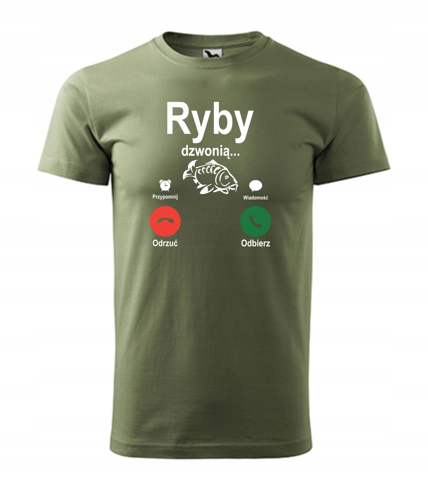 

Koszulka T-shirt Ryby Dzwonią wędkowanie