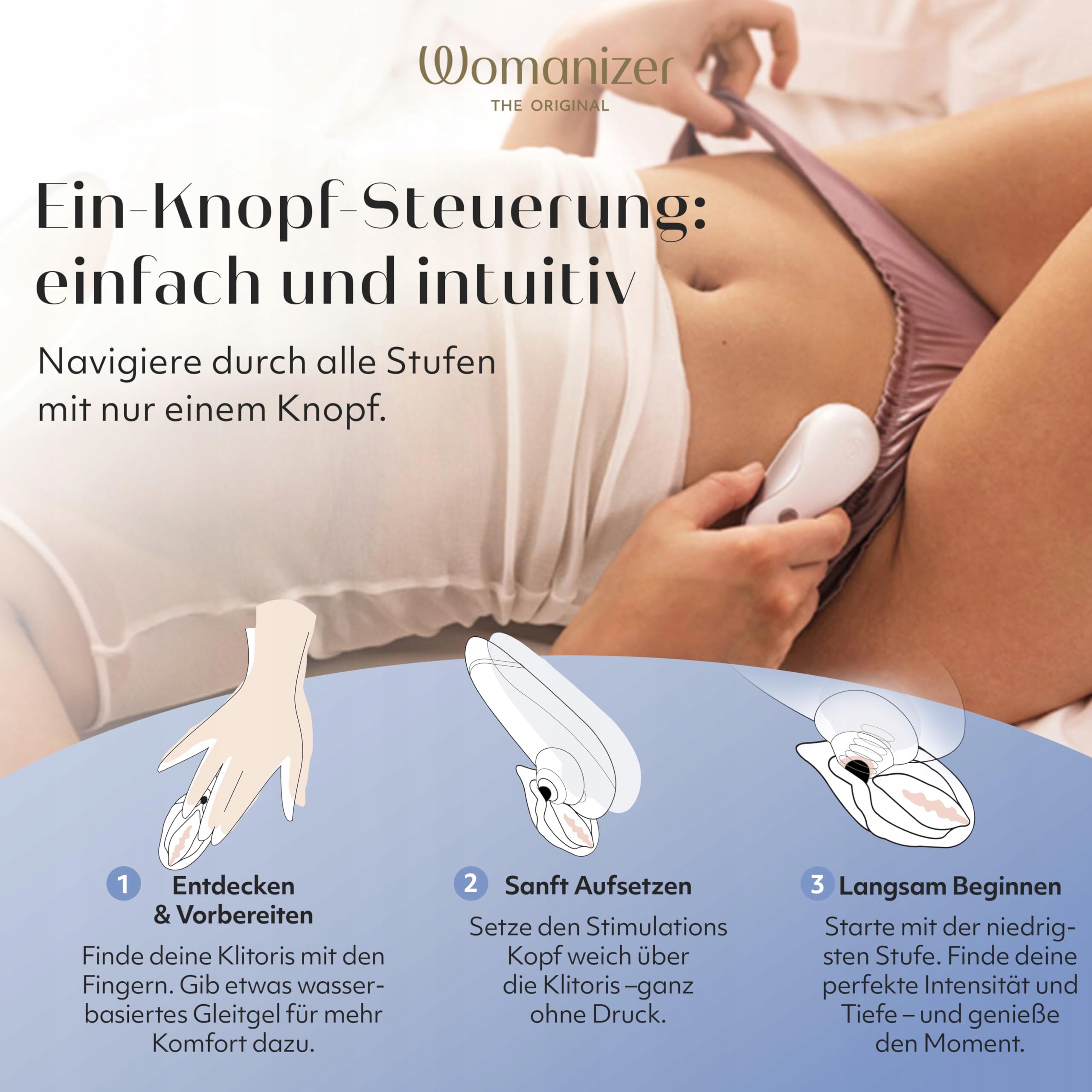WOMANIZER Starlet Stymulator Klitorisu Dla Kobiet Wodoodporny i Cichy — miniatura 4