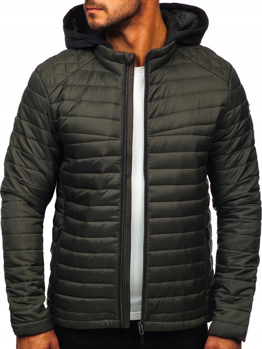 Přechodná Pánská Bunda Khaki AB031 Denley_m