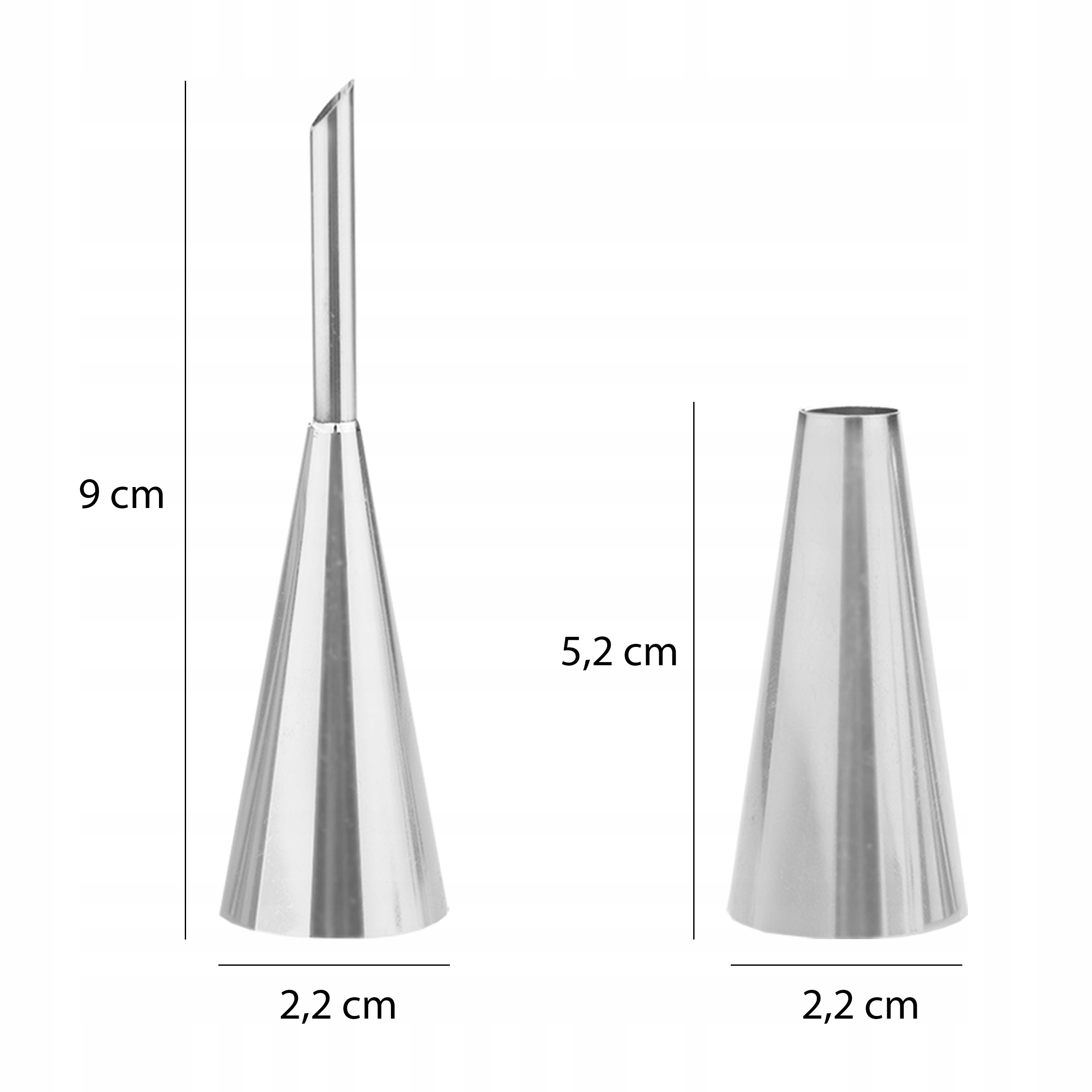 TYLKI KOŃCÓWKI DEKORATOR DO RĘKAWÓW CUKIERNICZYCH Kod producenta pulinyeA