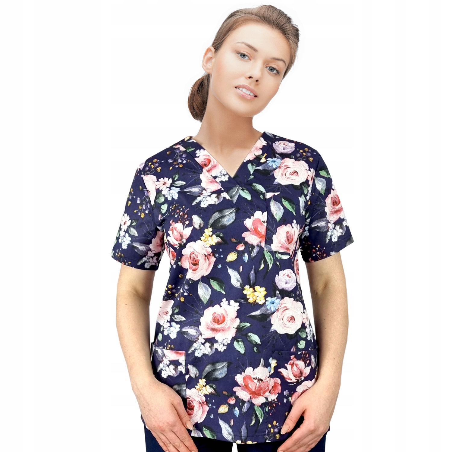 

Bluza medyczna damska fartuch kolorowy 4XL