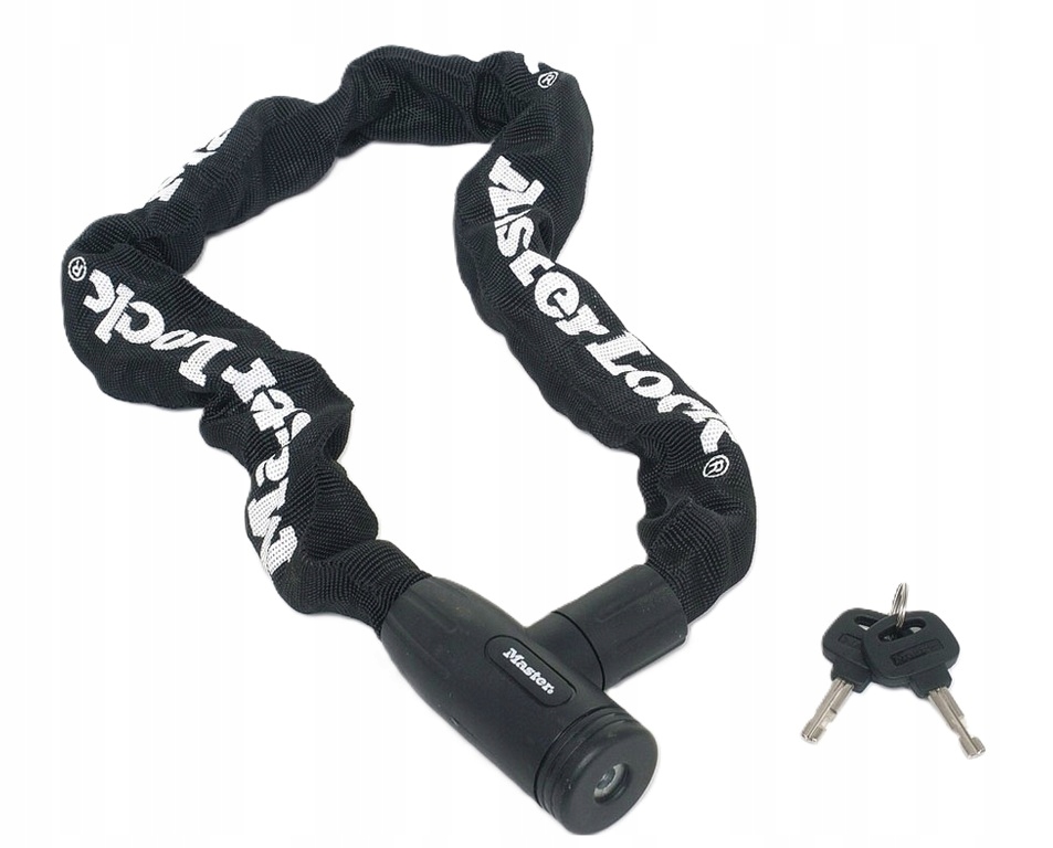 Zabezpieczenie rowerowe łańcuch Master Lock 8391 blokada czarna
