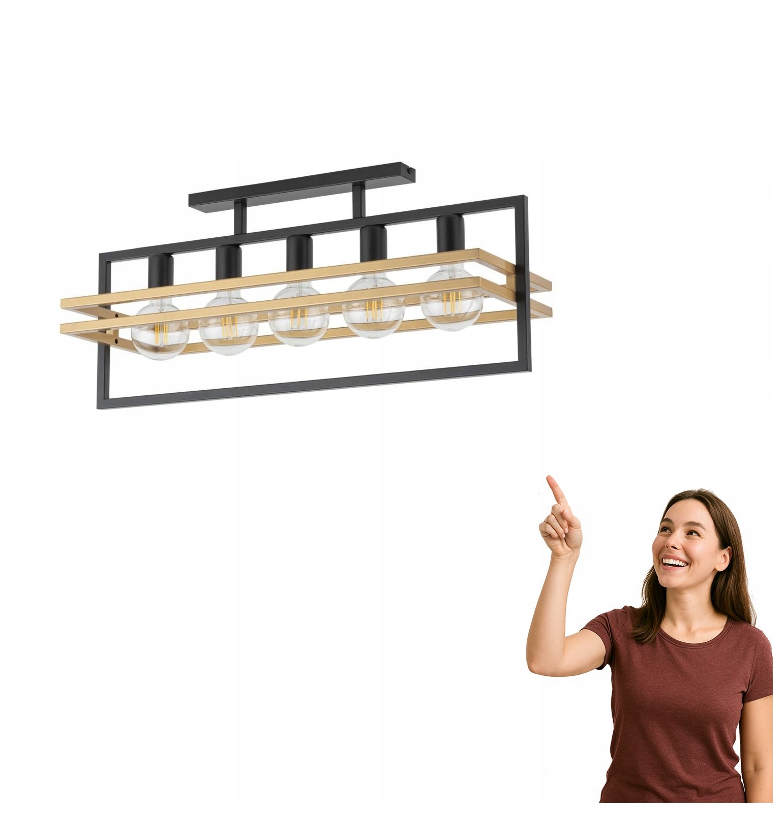 Stropná lampa Merci 5 32407 Sigma Lighting