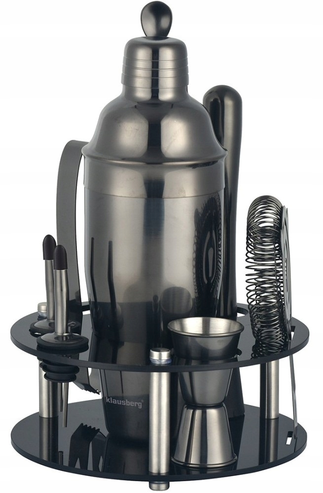 

Zestaw barmański Drinków 9 el. Shaker 720ml Stojak