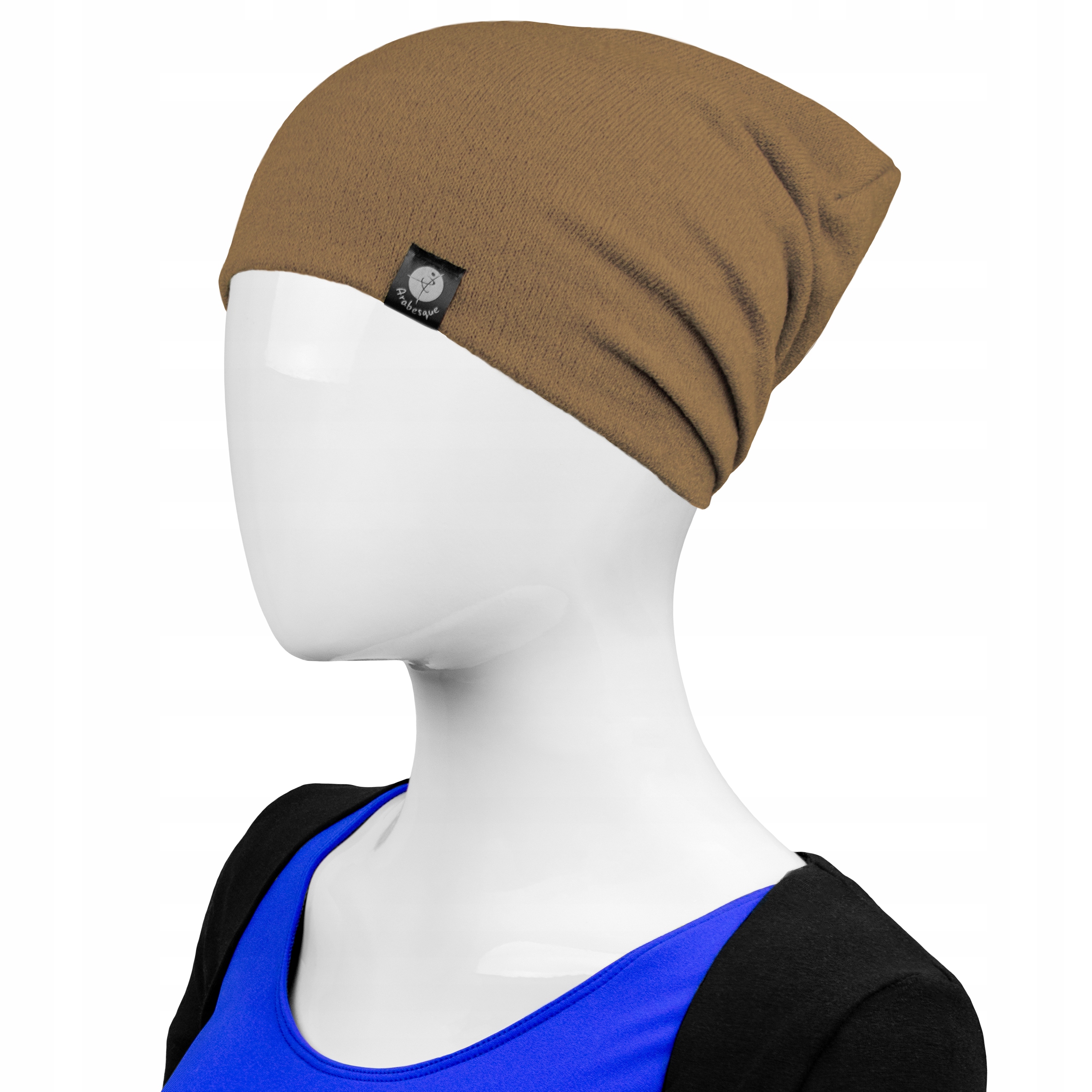 

Damska czapka beanie z podwójnej dzianiny rozm. M