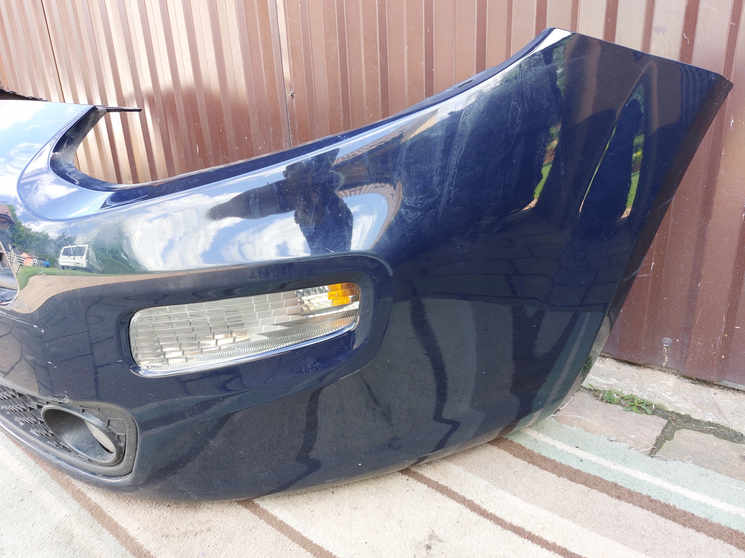 front bumper front FIAT GRANDE PUNTO EVO LIFT 13r blue