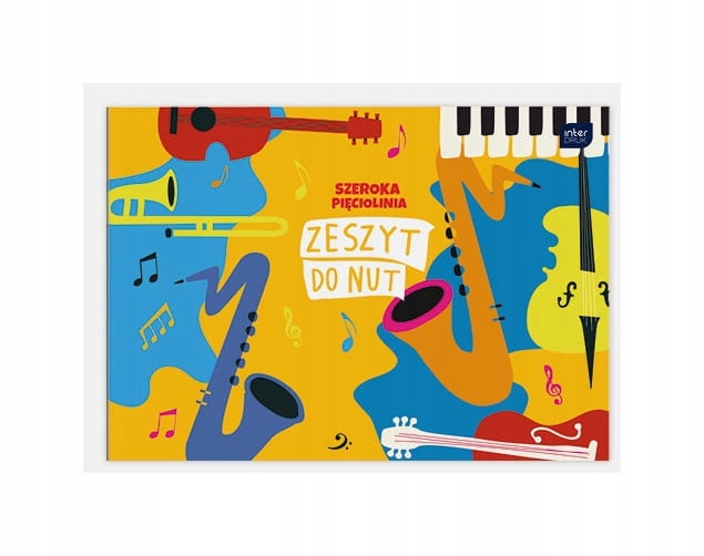 Zeszyt do nut B5 Interdruk 16 kartek Format B5