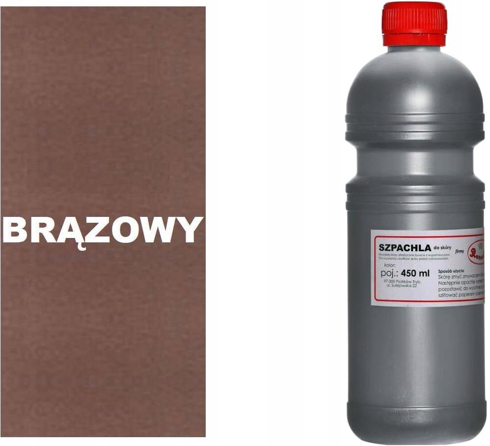 Hnědá Tekutá kůže pro opravu defektů kůže Špachtle