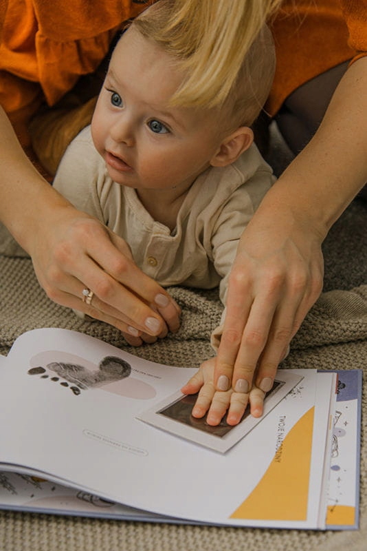BABY STORIES Tusz do odcisków dla niemowląt bobasa Długość 14 cm