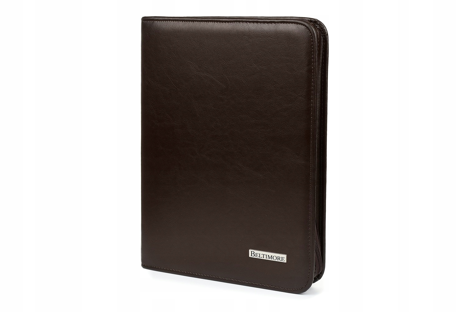 Pánská aktovka, pouzdro na dokumenty, organizér hnědý, business složka A4 Beltimore