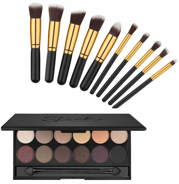 

Sleek i-Divine Paleta 12 Cieni Zestaw Pędzli