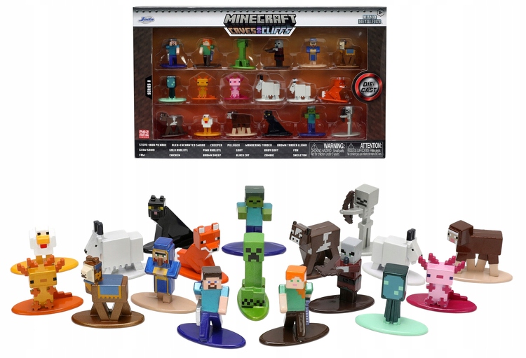 

Jada Metalowe Figurki Minecraft 18 Pack 253265008