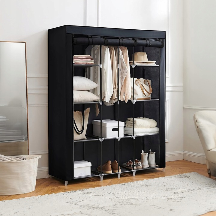 SZAFA TEKSTYLNA MATERIAŁOWA SKŁADANA REGAŁ PÓŁKI Producent inny