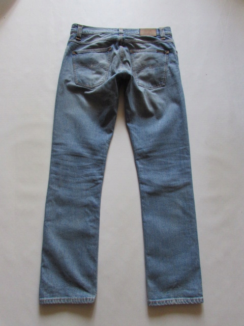 NUDIE JEANS SPODNIE MĘSKIE JEANS W 31/32 Fason proste