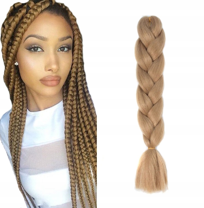 

Włosy Syntetyczne Do Warkoczyków Dredów Blond 24