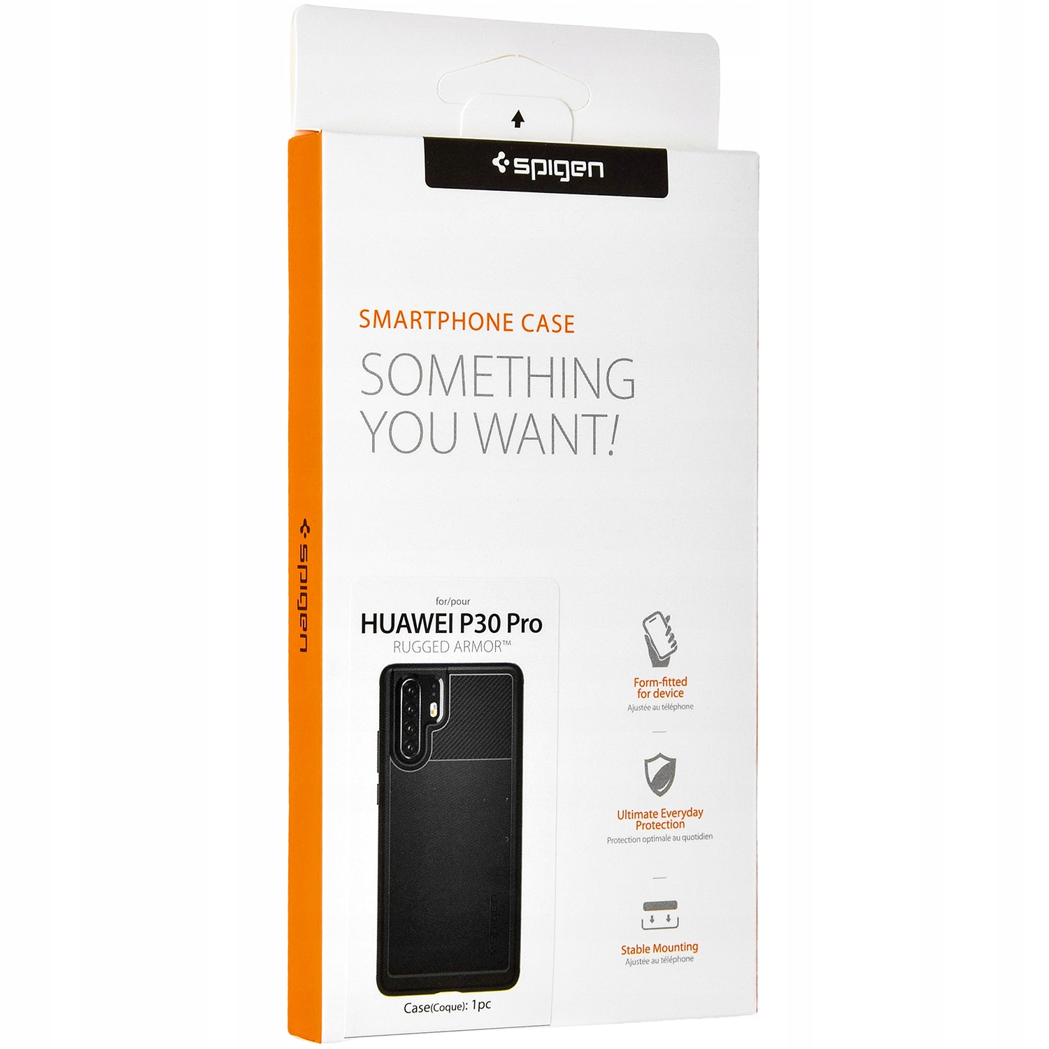 Etui do Huawei P30 Pro, Spigen Rugged Armor, case EAN (GTIN) 8809640251535