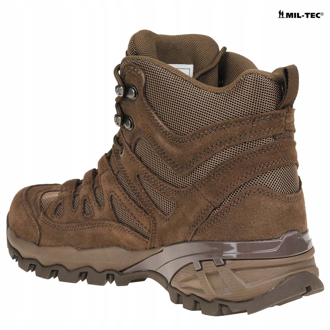 BUTY TAKTYCZNE BOJOWE SKÓRZANE SQUAD 5 Brązowe 45 Oryginalne opakowanie producenta pudełko