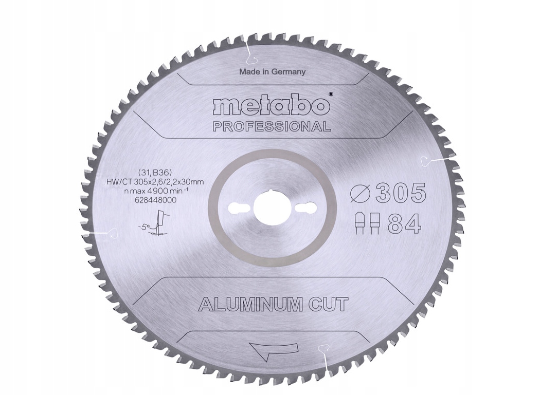 Metabo Kotoučová Pila 305X30mm 84 Zubů Kotouč Na Hliník