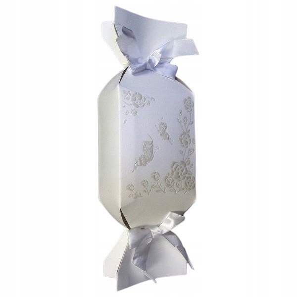 PUDEŁKO składane CUKIEREK biały 30x9x6 cm Marka inny