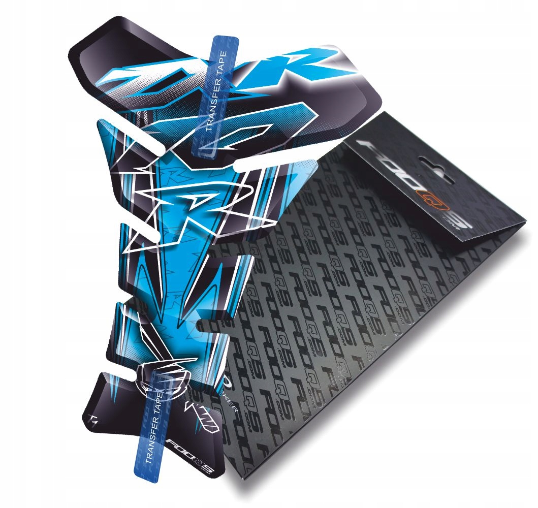 Tank-pad od firmy Fooqs pro Kawasaki ZX-10-R Modrý