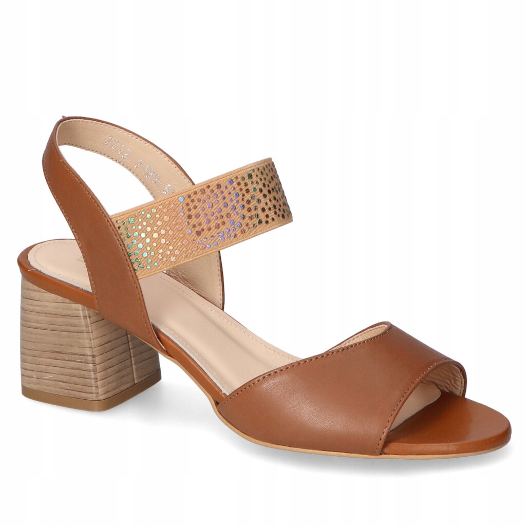 Červené sandály Kordel na kotníku 40