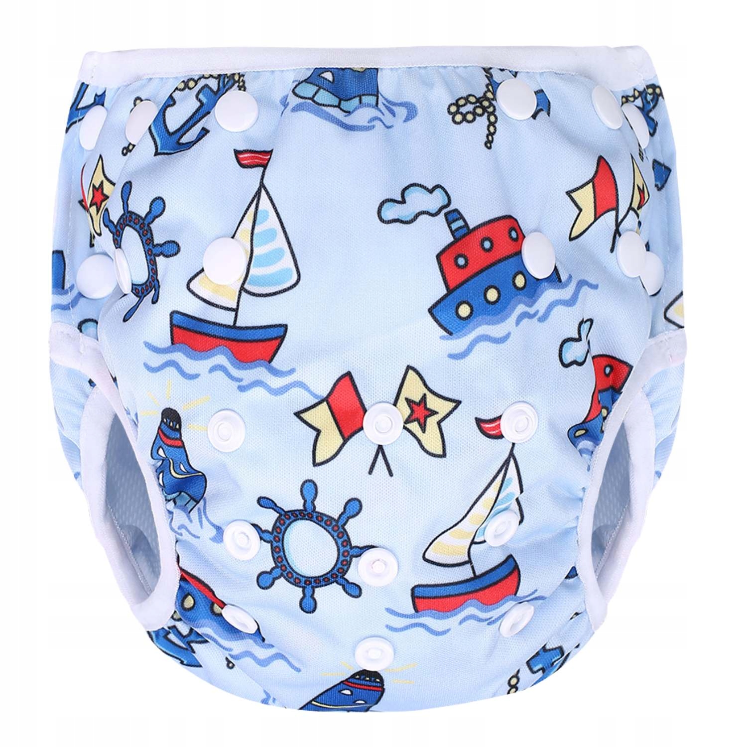 Majteczki kąpielowe wielorazowe na basen, PLAŻĘ regulowane 3-12 kg Żaglówki EAN (GTIN) 5903126859598